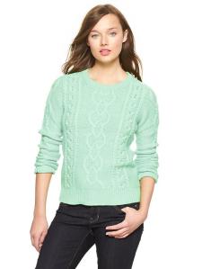 Gap Cable Knit Pullover, $44.99 on sale