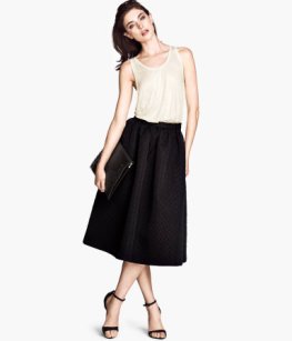 H&M Wide Skirt, $59.95